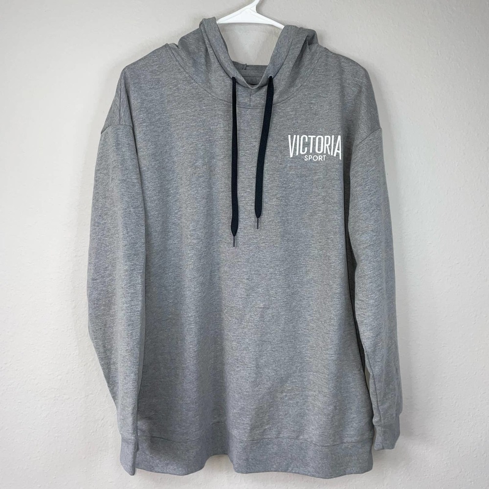 COPY - Victoria's Secret | VSX light grey pullover hoodie sz M
